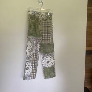 Patch work jeans